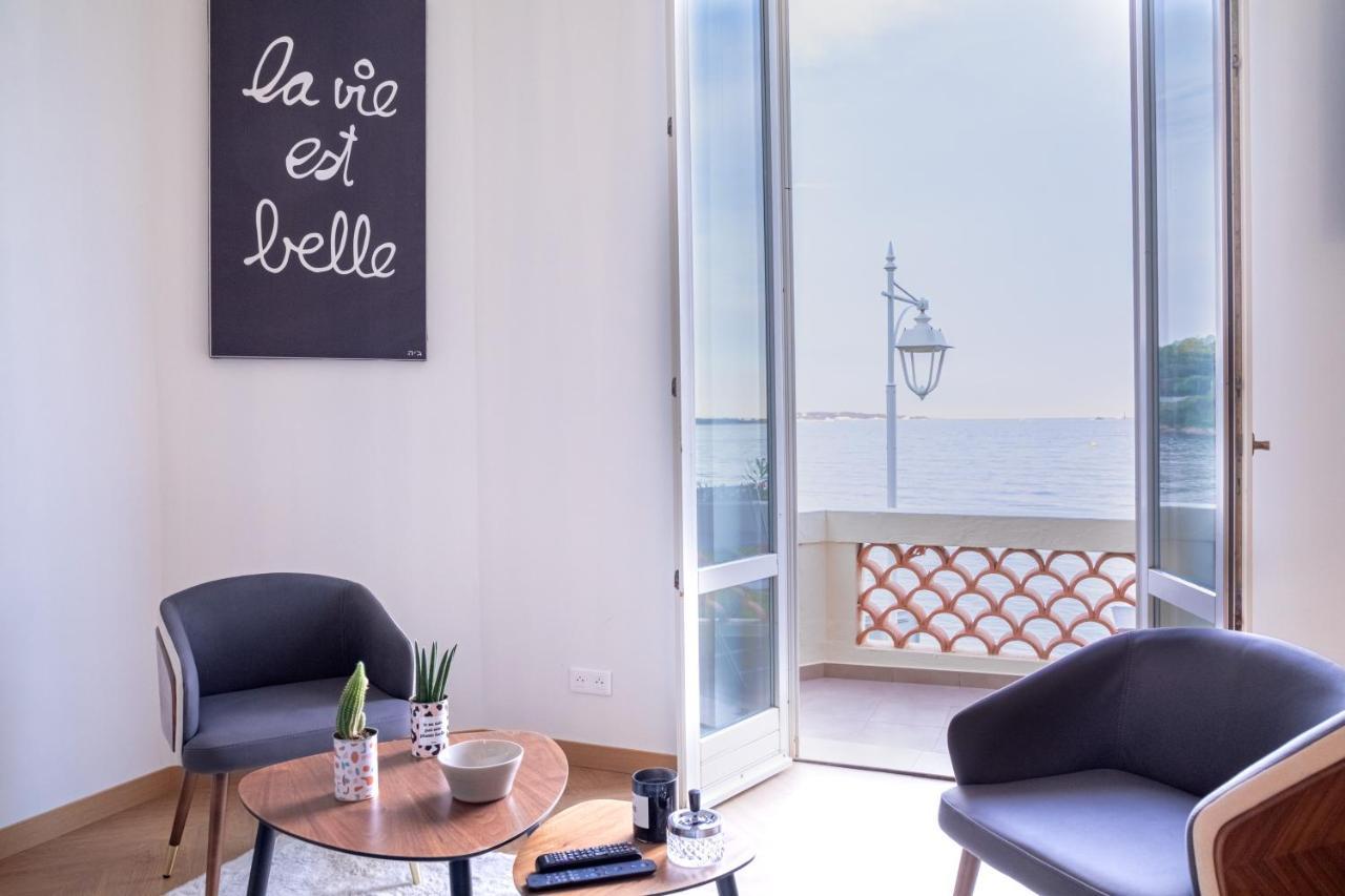 " Nid D'Amour " Evasion De Reve - Pieds Dans L'Eau Face A La Mer Cannes Ngoại thất bức ảnh